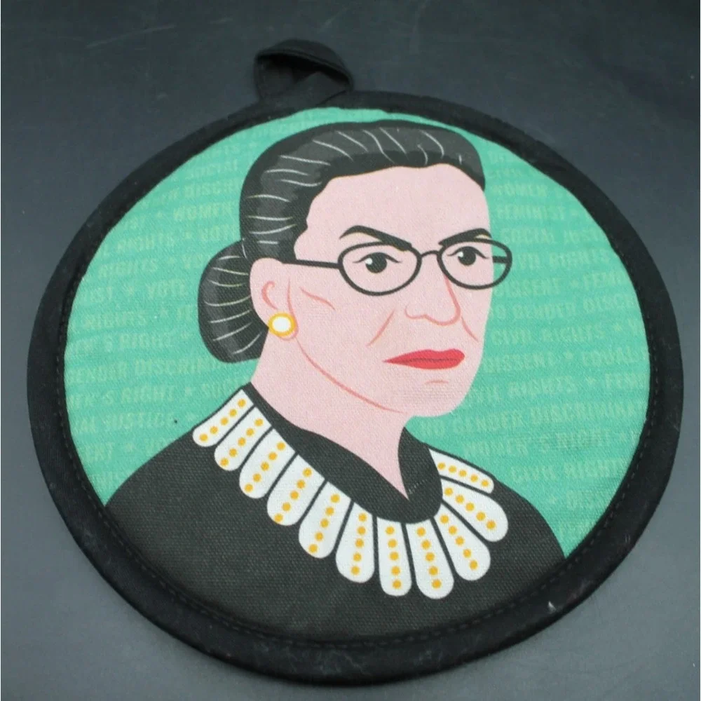 Naked Decor RBG Ruth Bader Ginsburg Pot Holder Oven Mitt Set I Dissent